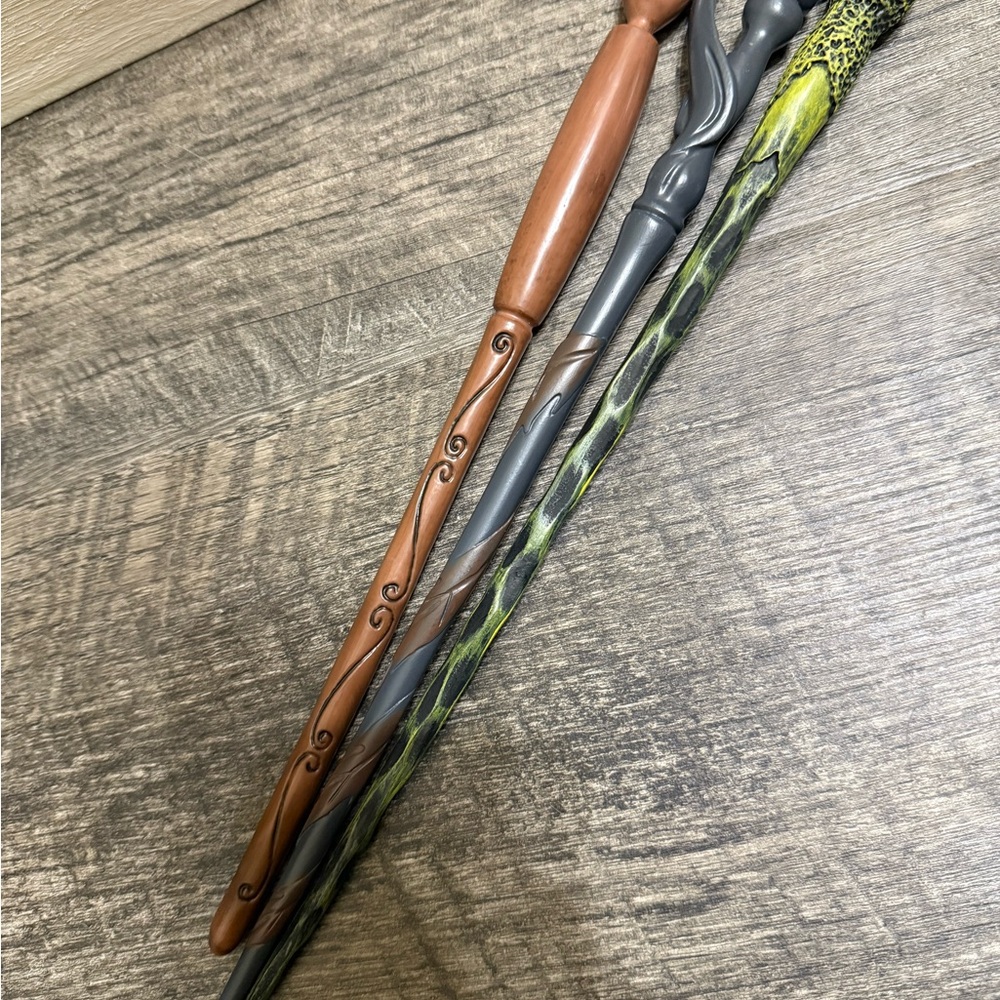 Set of Three Decorative Wands